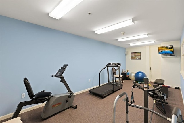 view of workout room