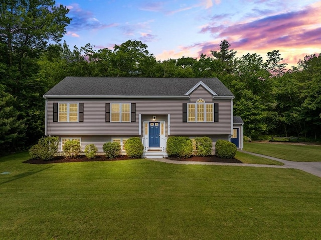 33 Beaver St, Whitman, MA 02382 - raised ranch featuring a front lawn