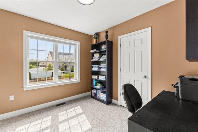 33 Beaver St, Whitman, MA 02382 - office area with baseboards and light carpet