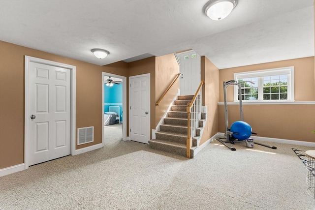 33 Beaver St, Whitman, MA 02382 - workout area featuring baseboards and carpet flooring