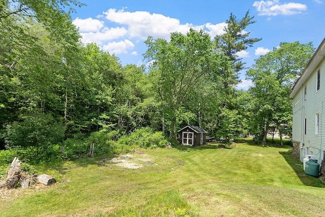 436 Maple St, Winchendon, MA 01475 - view of grassy yard with a shed
