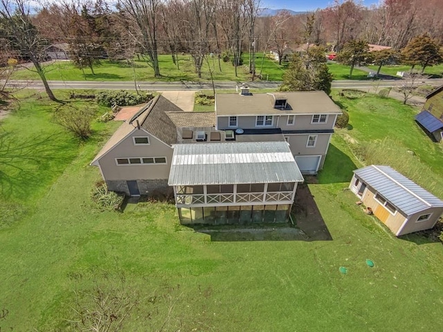51 S St, Granby, MA 01033 - aerial view of property and surrounding area