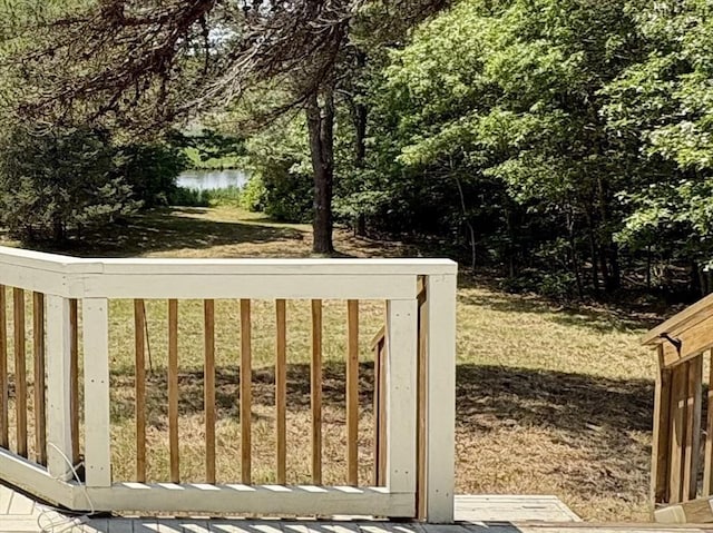 3 Five Cors, Barnstable, MA 02632 - wooden terrace with a water view and a lawn