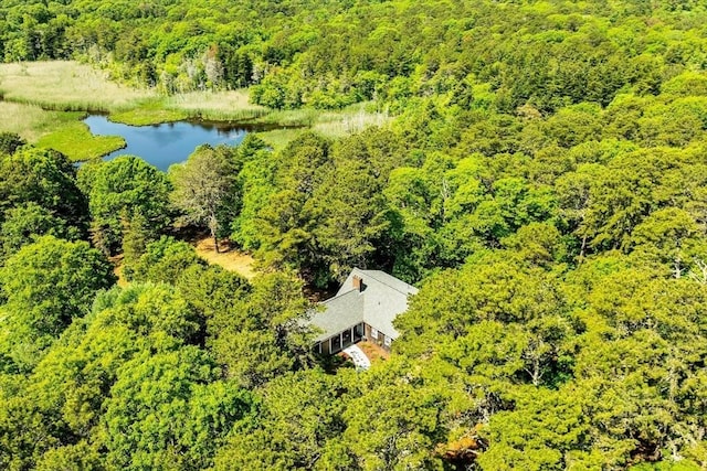 3 Five Cors, Barnstable, MA 02632 - view of subject property featuring a heavily wooded area and a large body of water