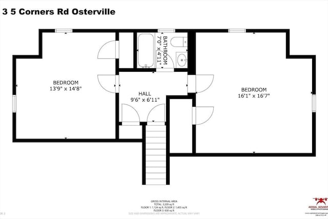 3 Five Cors, Barnstable, MA 02632 - view of room layout