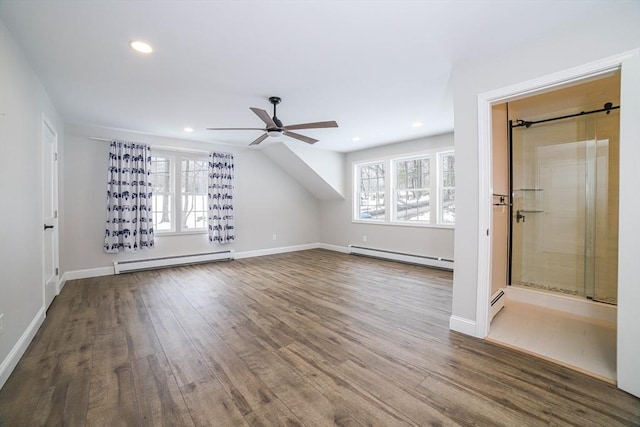 3 Woods Rd, Westminster, MA 01473 - interior space featuring baseboard heating, plenty of natural light, and wood finished floors