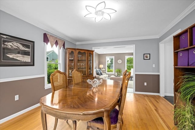 14 Vanessa Dr, Northborough, MA 01532 - dining area featuring light wood-type flooring and crown molding