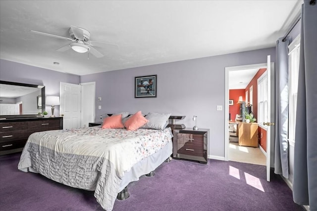 14 Vanessa Dr, Northborough, MA 01532 - bedroom with carpet flooring and a ceiling fan