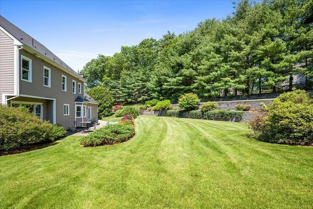 14 Vanessa Dr, Northborough, MA 01532 - view of green lawn featuring a patio