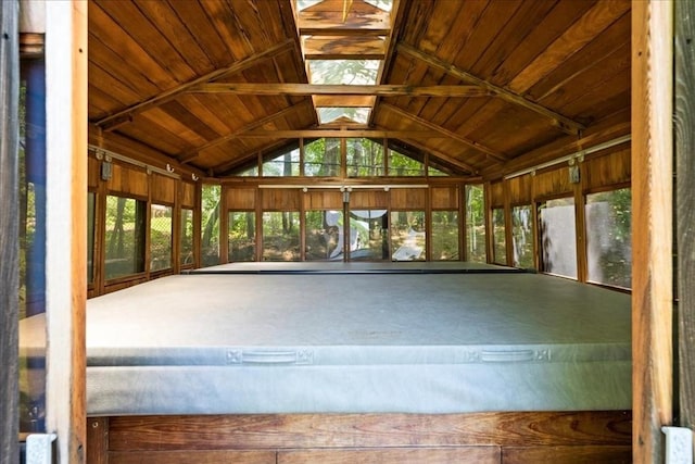 14 Vanessa Dr, Northborough, MA 01532 - unfurnished sunroom with vaulted ceiling