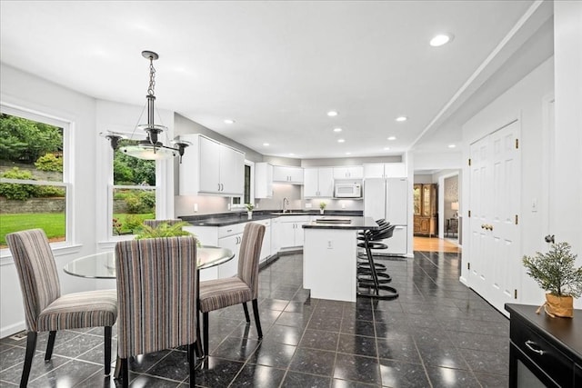 14 Vanessa Dr, Northborough, MA 01532 - dining area featuring recessed lighting and granite tiled floors