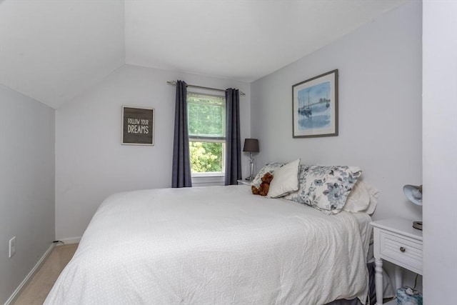 194 Crossfield Rd, Franklin, MA 02038 - bedroom with vaulted ceiling and carpet flooring