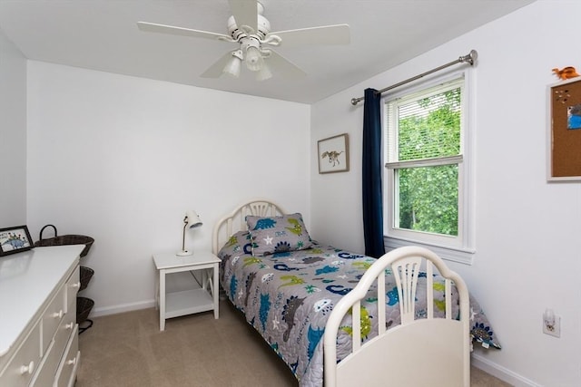 194 Crossfield Rd, Franklin, MA 02038 - carpeted bedroom with baseboards and ceiling fan