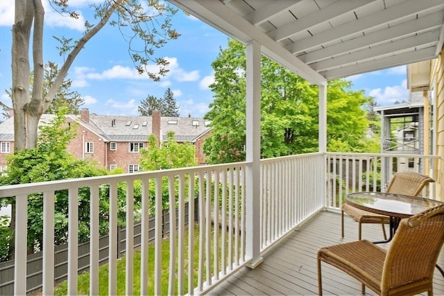 17-19 Newtonville Ave Unit 2, Newton, MA 02458 - balcony with a residential view