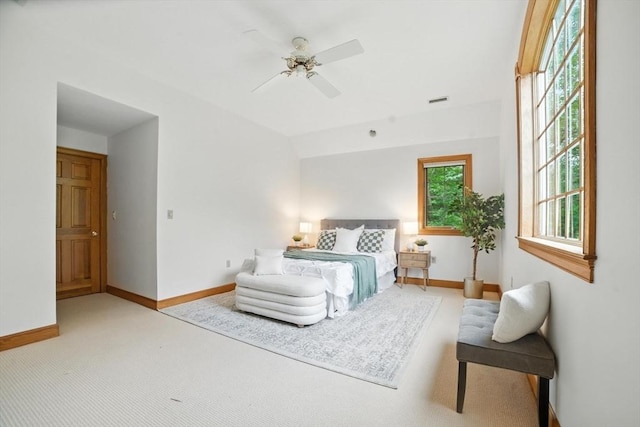 9 Buffalo Run, Southborough, MA 01772 - carpeted bedroom with ceiling fan and vaulted ceiling