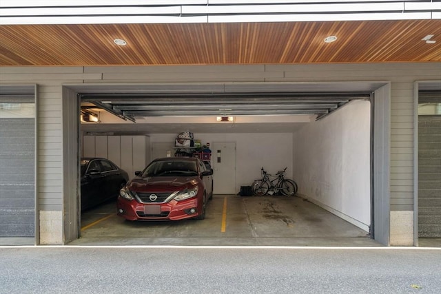 525 E 1st St Unit 5, Boston, MA 02127 - garage featuring a garage door opener