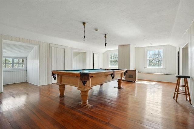 157 Washington St, Duxbury, MA 02332 - rec room with wood-type flooring and billiards