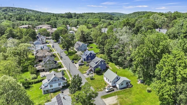 18 Stover Ct, Amesbury, MA 01913 - aerial view of residential area with a heavily wooded area