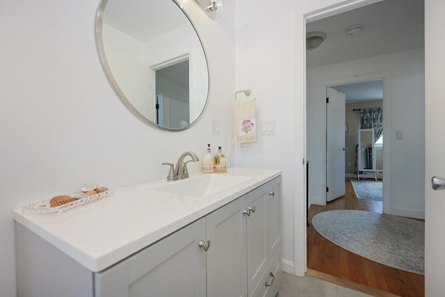 40 Atwood St, Revere, MA 02151 - bathroom featuring vanity and wood finished floors