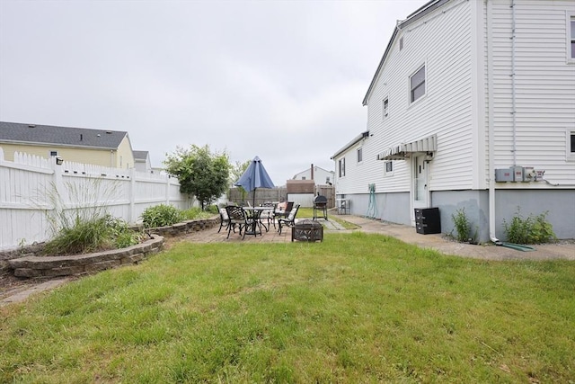 40 Atwood St, Revere, MA 02151 - view of yard with a fire pit