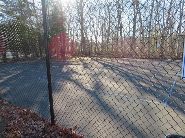 view of sport court