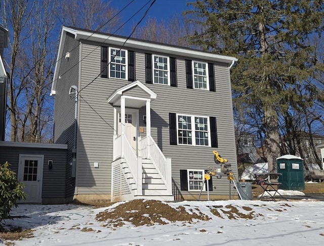 view of front of home