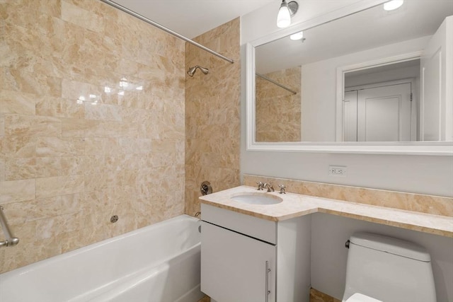 1 Charles St S Unit 604, Boston, MA 02116 - full bathroom featuring shower / bath combination, toilet, and vanity
