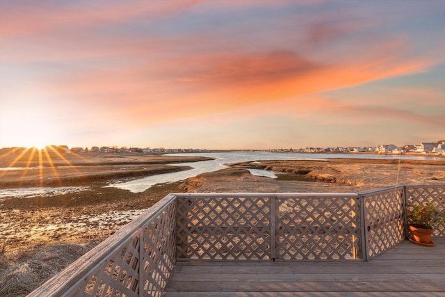 14-16 20th St, Newbury, MA 01951 - wooden terrace with a water view