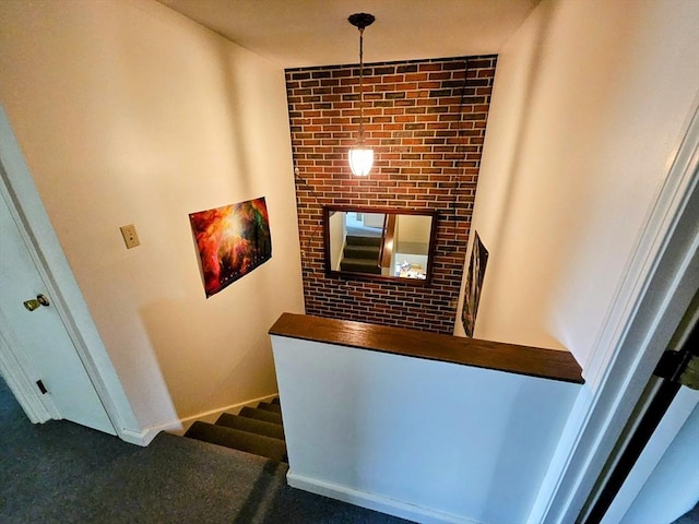 12 Chadwick Ct Unit 12, Amherst, MA 01002 - stairs with carpet flooring