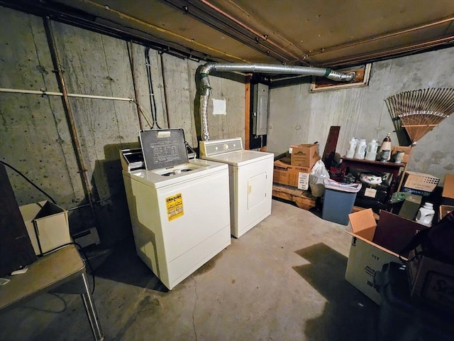 12 Chadwick Ct Unit 12, Amherst, MA 01002 - unfinished basement with separate washer and dryer and electric panel