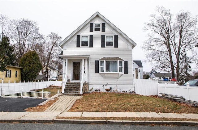 view of front of home