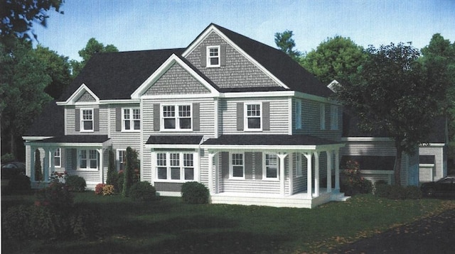90 Willow St Unit 1, Acton, MA 01720 - view of front of home with a porch and a front yard