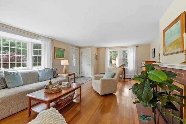 20 Chandler Rd, Andover, MA 01810 - living room with light wood-style flooring