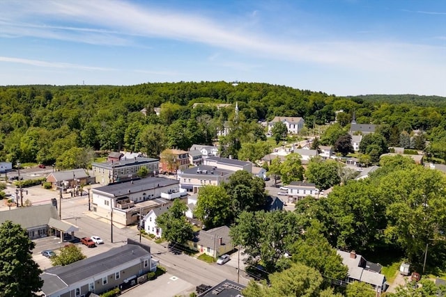 21 Mechanic St, Holliston, MA 01746 - drone / aerial view of a heavily wooded area
