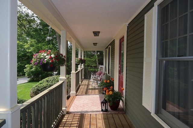 12 Hampton Ct, Walpole, MA 02032 - view of wooden porch
