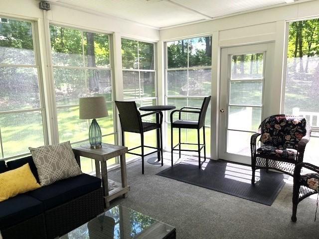 26 N Hill Rd, Westford, MA 01886 - sunroom with carpet floors