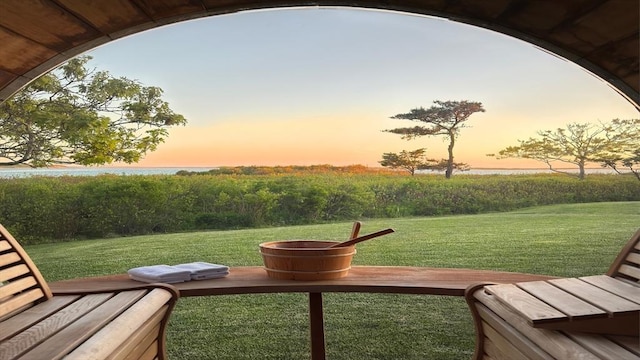 61 Butlers Cove Rd, Edgartown, MA 02539 - view of green lawn