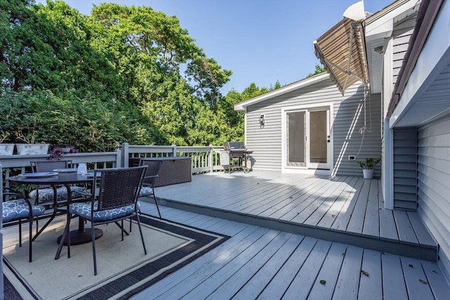 168 Varao Ave, Somerset, MA 02726 - deck featuring outdoor dining space