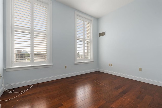 416 Marlborough Unit 608, Boston, MA 02116 - empty room with dark wood-type flooring
