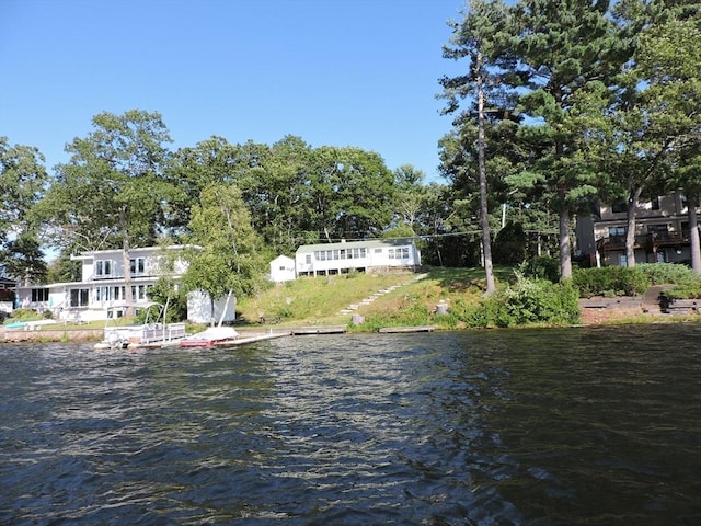 view of water feature