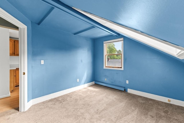 3 Meadow Way, Norton, MA 02766 - bonus room with a baseboard heating unit, carpet floors, and baseboards