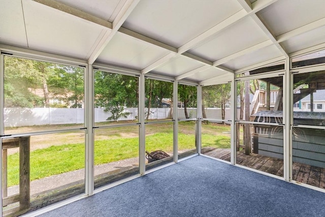 3 Meadow Way, Norton, MA 02766 - unfurnished sunroom with coffered ceiling