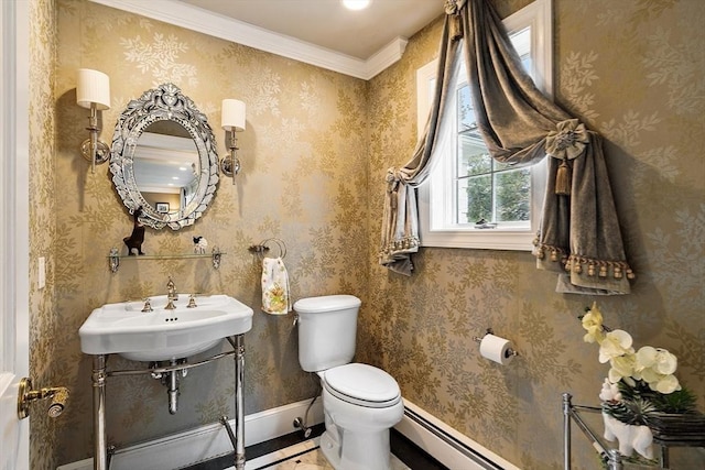 18 Connors Way, Leominster, MA 01453 - bathroom featuring toilet, baseboards, and a sink