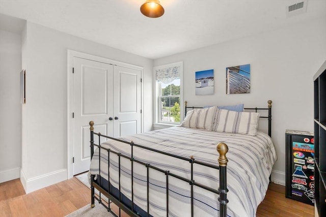 34 Sumner St Unit 34, Norfolk, MA 02056 - bedroom with a closet and wood finished floors