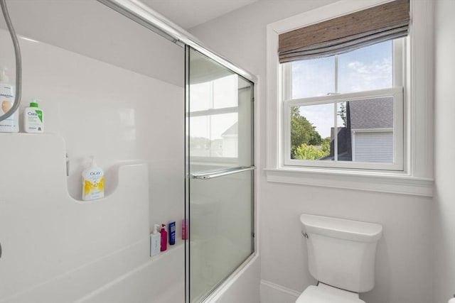 34 Sumner St Unit 34, Norfolk, MA 02056 - full bath featuring shower / bath combination with glass door and toilet