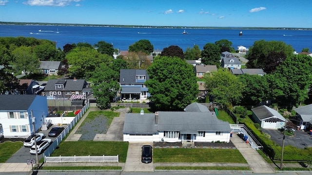 344 Frieda St, New Bedford, MA 02744 - aerial perspective of suburban area with a nearby body of water