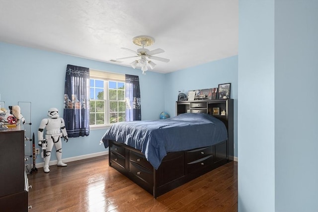 6 Paddock Dr, Lincoln, RI 02865 - bedroom with wood finished floors, baseboards, and ceiling fan