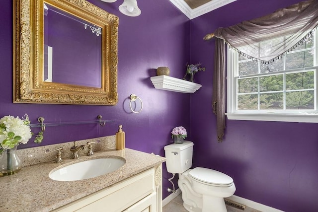 6 Paddock Dr, Lincoln, RI 02865 - bathroom featuring baseboards, vanity, and toilet