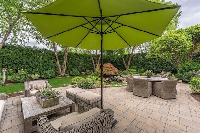 7 Brimfield Way, Westfield, MA 01085 - view of patio with outdoor dining space and an outdoor hangout area