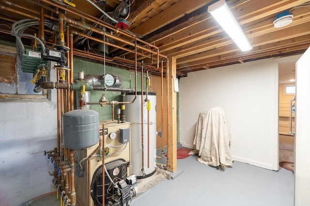 utilities with gas water heater